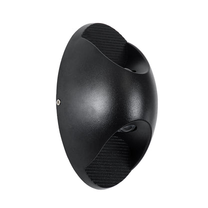 JEREMY 60532 Φωτιστικό Τοίχου - Απλίκα Αρχιτεκτονικού Φωτισμού Εσωτερικού/Εξωτερικού Χώρου Up & Down LED 10W 1000lm 60° AC220-240V Αδιάβροχο IP65 - Σώμα Αλουμινίου & Tempered Glass - Μ16 x Π10 x Υ7cm - Θερμό Λευκό 2700K - Μαύρο - Bridgelux Chip