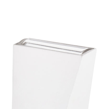 TRIANDE 60554 Φωτιστικό Τοίχου - Απλίκα Αρχιτεκτονικού Φωτισμού Εσωτερικού/Εξωτερικού Χώρου Up & Down LED 10W 1200lm 5° & 60° AC 220-240V IP65 Μ8.5 x Π8.5 x Υ20cm - Φυσικό Λευκό 4500K - Λευκό Αλουμίνιο - Bridgelux Chip