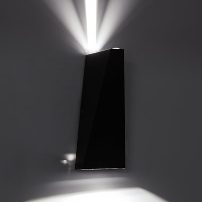 TRIANDE 60558 Φωτιστικό Τοίχου - Απλίκα Αρχιτεκτονικού Φωτισμού Εσωτερικού/Εξωτερικού Χώρου Up & Down LED 10W 1250lm 5° & 60° AC 220-240V Αδιάβροχο IP65 Μ8.5 x Π8.5 x Υ20cm - Ψυχρό Λευκό 6000K - Γκρι Ανθρακί - Bridgelux Chip