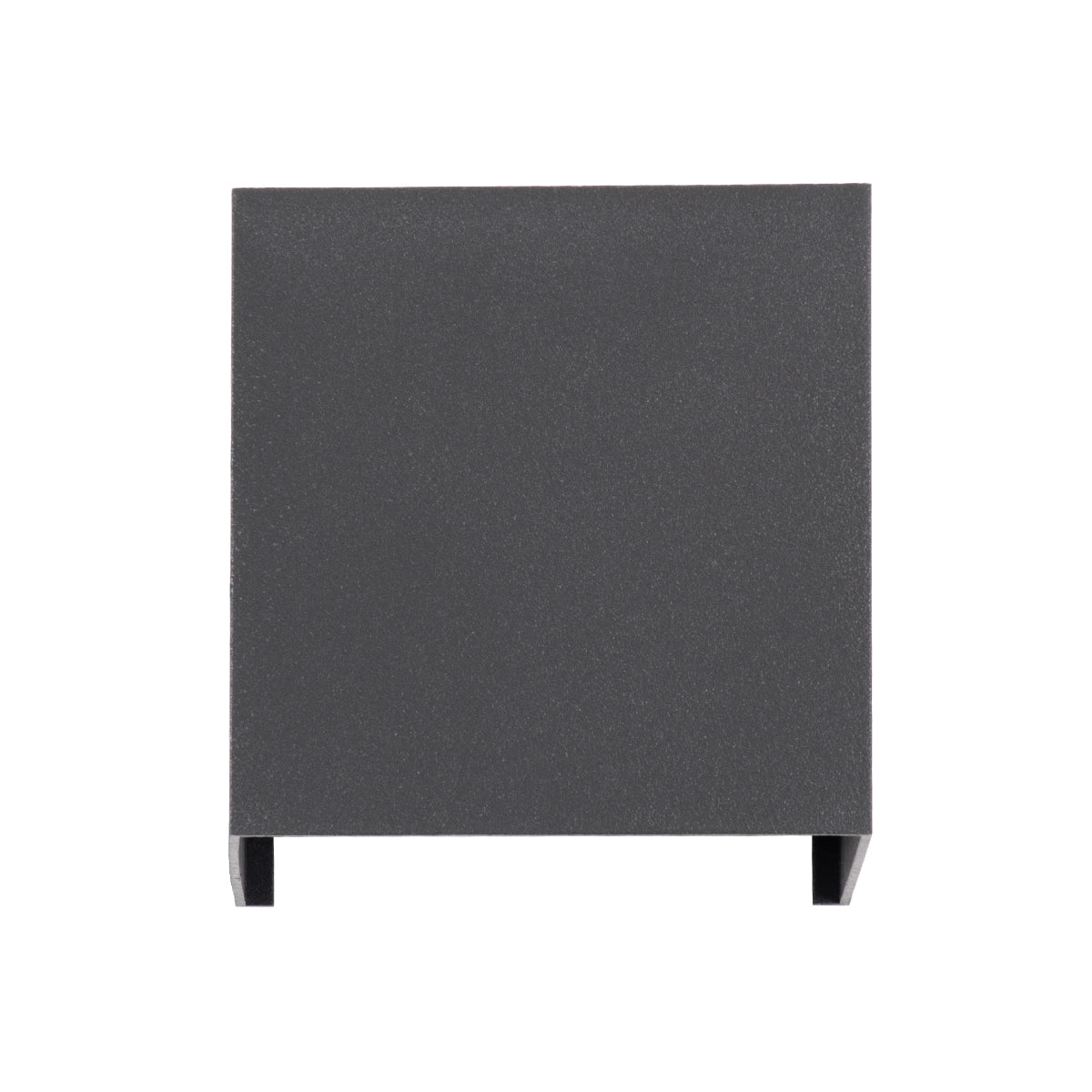 AXIS-S 60567 Φωτιστικό Τοίχου - Απλίκα Αρχιτεκτονικού Φωτισμού Εσωτερικού/Εξωτερικού Χώρου Up & Down LED 10W 1250lm 10 έως 60° AC 220-240V Αδιάβροχο IP65 Μ10 x Π10 x Υ10cm - Ψυχρό Λευκό 6000K - Γκρι Ανθρακί - Bridgelux Chip