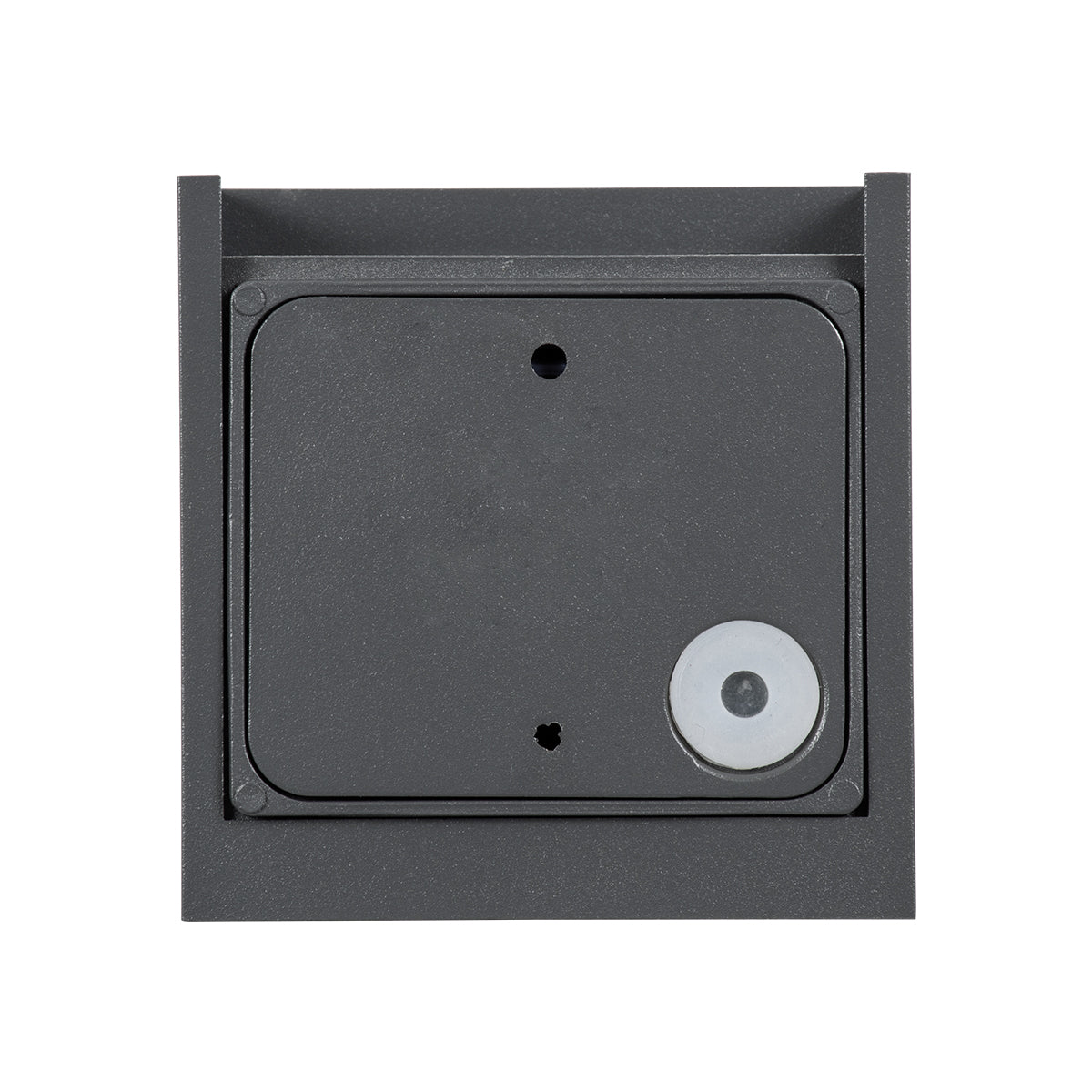 AXIS-S 60567 Φωτιστικό Τοίχου - Απλίκα Αρχιτεκτονικού Φωτισμού Εσωτερικού/Εξωτερικού Χώρου Up & Down LED 10W 1250lm 10 έως 60° AC 220-240V Αδιάβροχο IP65 Μ10 x Π10 x Υ10cm - Ψυχρό Λευκό 6000K - Γκρι Ανθρακί - Bridgelux Chip