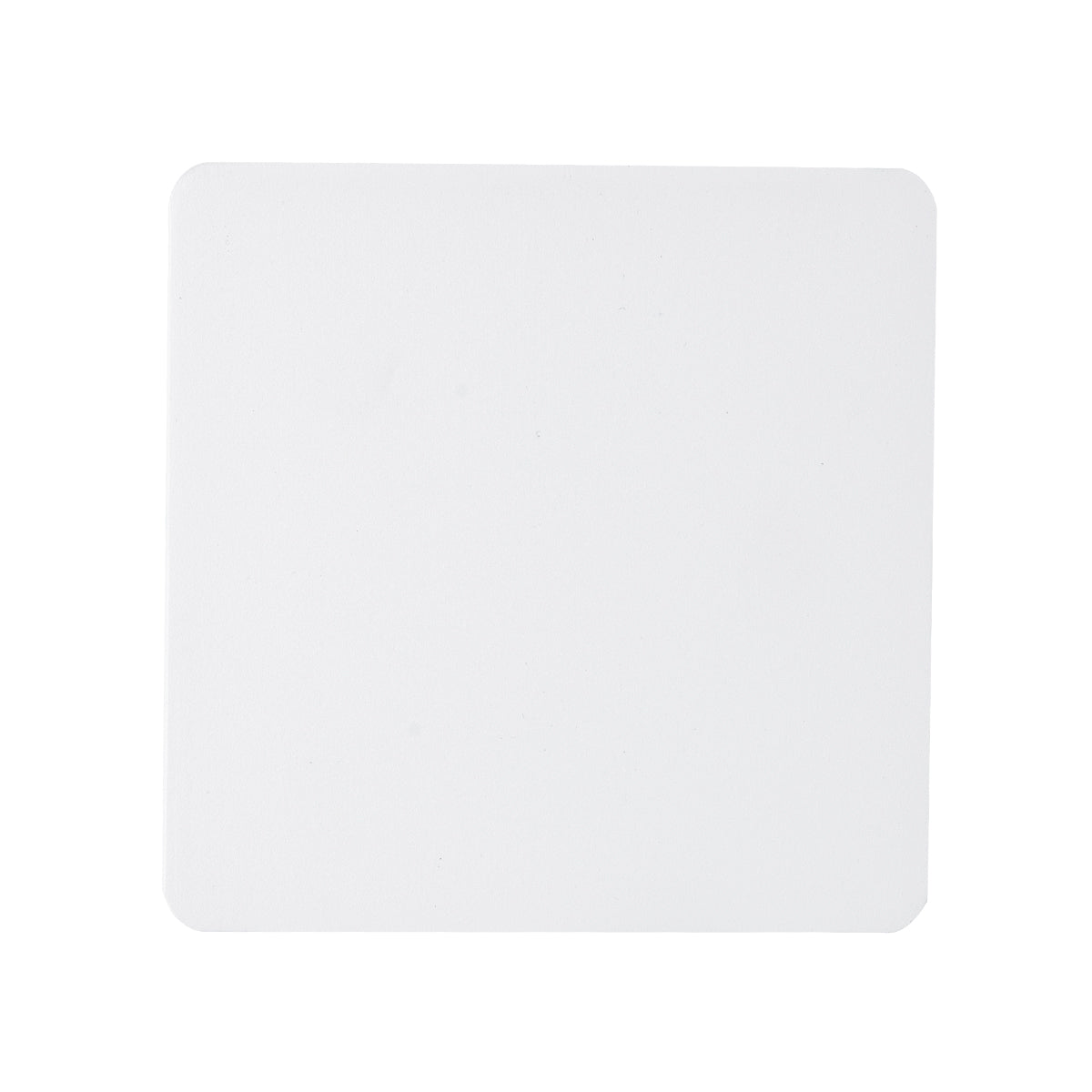 CUADRADO 60569 Φωτιστικό Τοίχου - Απλίκα Αρχιτεκτονικού Φωτισμού Εσωτερικού/Εξωτερικού Χώρου Up or Down LED 10W 1000lm 60° AC220-240V Αδιάβροχο IP65 - Σώμα Αλουμινίου & Tempered Glass - Μ14 x Π14 x Υ4.5cm - Θερμό Λευκό 2700K - Λευκό - Bridgelux Chip