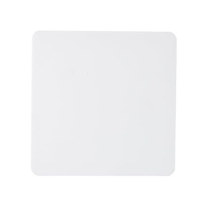 CUADRADO 60569 Φωτιστικό Τοίχου - Απλίκα Αρχιτεκτονικού Φωτισμού Εσωτερικού/Εξωτερικού Χώρου Up or Down LED 10W 1000lm 60° AC220-240V Αδιάβροχο IP65 - Σώμα Αλουμινίου & Tempered Glass - Μ14 x Π14 x Υ4.5cm - Θερμό Λευκό 2700K - Λευκό - Bridgelux Chip