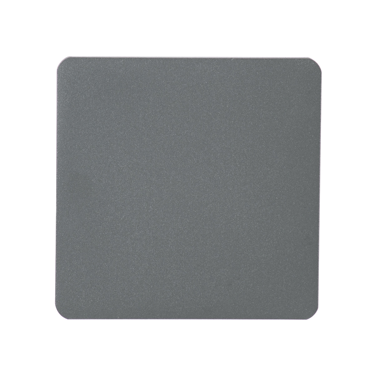 CUADRADO 60570 Μοντέρνο Φωτιστικό Τοίχου - Απλίκα LED 10W 1000lm 60° AC 220-240V Αδιάβροχο IP65 Θερμό Λευκό 2700K - Bridgelux COB Chip & TÜV SÜD Driver - Γκρι Ανθρακί Ματ - Μ14 x Π14 x Υ4.5