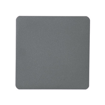 CUADRADO 60570 Μοντέρνο Φωτιστικό Τοίχου - Απλίκα LED 10W 1000lm 60° AC 220-240V Αδιάβροχο IP65 Θερμό Λευκό 2700K - Bridgelux COB Chip & TÜV SÜD Driver - Γκρι Ανθρακί Ματ - Μ14 x Π14 x Υ4.5