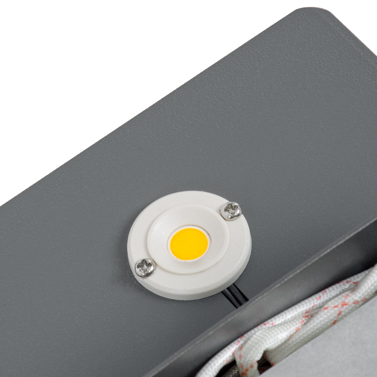 CUADRADO 60570 Μοντέρνο Φωτιστικό Τοίχου - Απλίκα LED 10W 1000lm 60° AC 220-240V Αδιάβροχο IP65 Θερμό Λευκό 2700K - Bridgelux COB Chip & TÜV SÜD Driver - Γκρι Ανθρακί Ματ - Μ14 x Π14 x Υ4.5