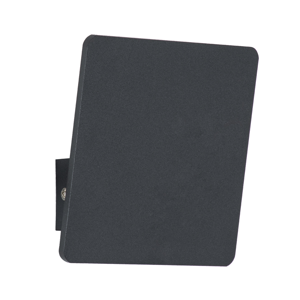 CUADRADO 60571 Μοντέρνο Φωτιστικό Τοίχου - Απλίκα LED 10W 1000lm 60° AC 220-240V Αδιάβροχο IP65 Θερμό Λευκό 2700K - Bridgelux COB Chip & TÜV SÜD Driver - Μαύρο Ματ - Μ14 x Π14 x Υ4.5