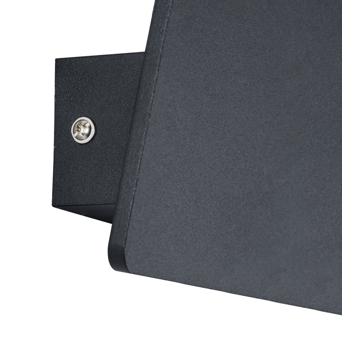 CUADRADO 60571 Μοντέρνο Φωτιστικό Τοίχου - Απλίκα LED 10W 1000lm 60° AC 220-240V Αδιάβροχο IP65 Θερμό Λευκό 2700K - Bridgelux COB Chip & TÜV SÜD Driver - Μαύρο Ματ - Μ14 x Π14 x Υ4.5