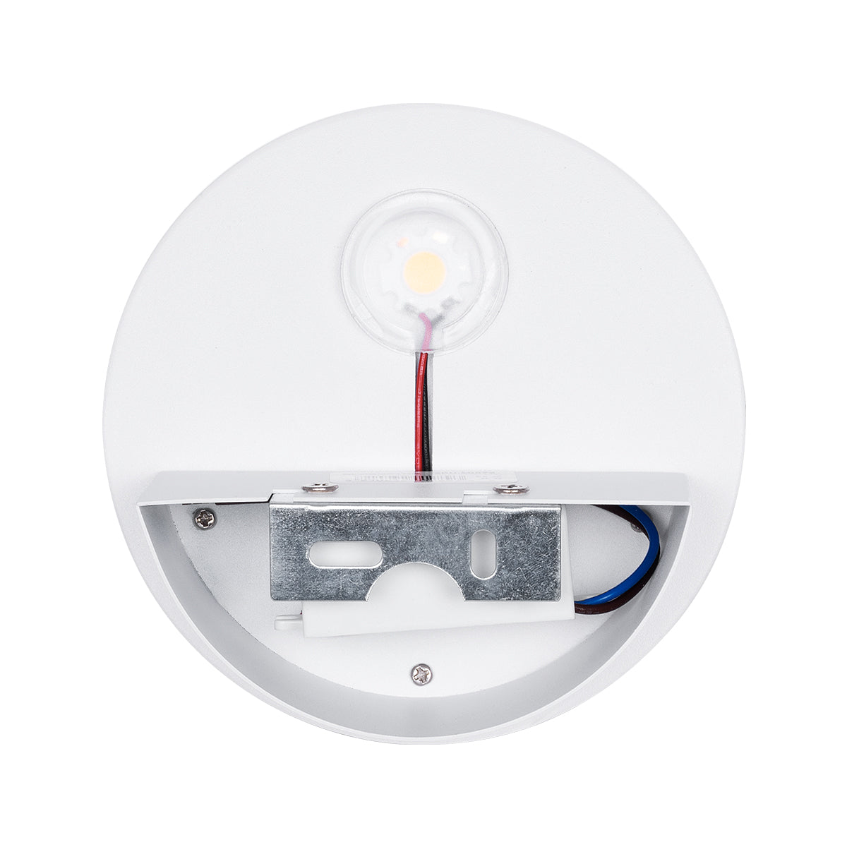 REDONDO 60572 Φωτιστικό Τοίχου - Απλίκα Αρχιτεκτονικού Φωτισμού Εσωτερικού/Εξωτερικού Χώρου Up or Down LED 10W 1000lm 60° AC220-240V Αδιάβροχο IP65 - Σώμα Αλουμινίου & Tempered Glass - Μ14 x Π14 x Υ5cm - Θερμό Λευκό 2700K - Λευκό - Bridgelux Chip