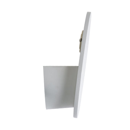 REDONDO 60572 Φωτιστικό Τοίχου - Απλίκα Αρχιτεκτονικού Φωτισμού Εσωτερικού/Εξωτερικού Χώρου Up or Down LED 10W 1000lm 60° AC220-240V Αδιάβροχο IP65 - Σώμα Αλουμινίου & Tempered Glass - Μ14 x Π14 x Υ5cm - Θερμό Λευκό 2700K - Λευκό - Bridgelux Chip