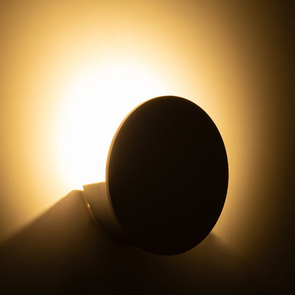 REDONDO 60572 Φωτιστικό Τοίχου - Απλίκα Αρχιτεκτονικού Φωτισμού Εσωτερικού/Εξωτερικού Χώρου Up or Down LED 10W 1000lm 60° AC220-240V Αδιάβροχο IP65 - Σώμα Αλουμινίου & Tempered Glass - Μ14 x Π14 x Υ5cm - Θερμό Λευκό 2700K - Λευκό - Bridgelux Chip