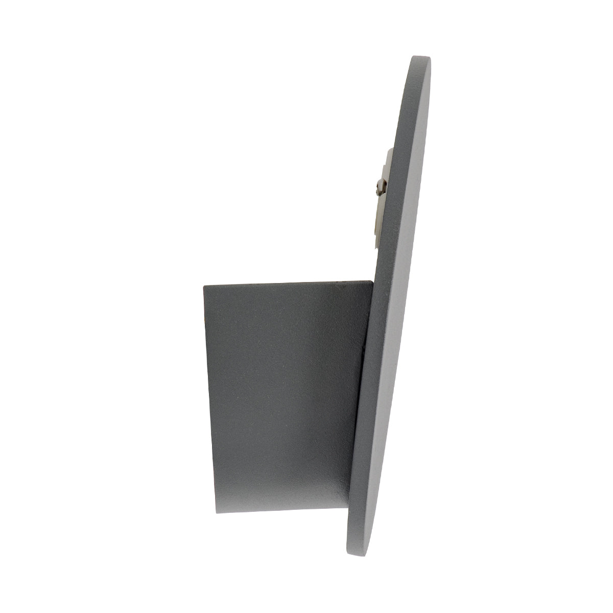 REDONDO 60573 Μοντέρνο Φωτιστικό Τοίχου - Απλίκα LED 10W 1000lm 60° AC 220-240V Αδιάβροχο IP65 Θερμό Λευκό 2700K - Bridgelux COB Chip & TÜV SÜD Driver - Γκρι Ανθρακί Ματ - Μ14 x Π14 x Υ4.5