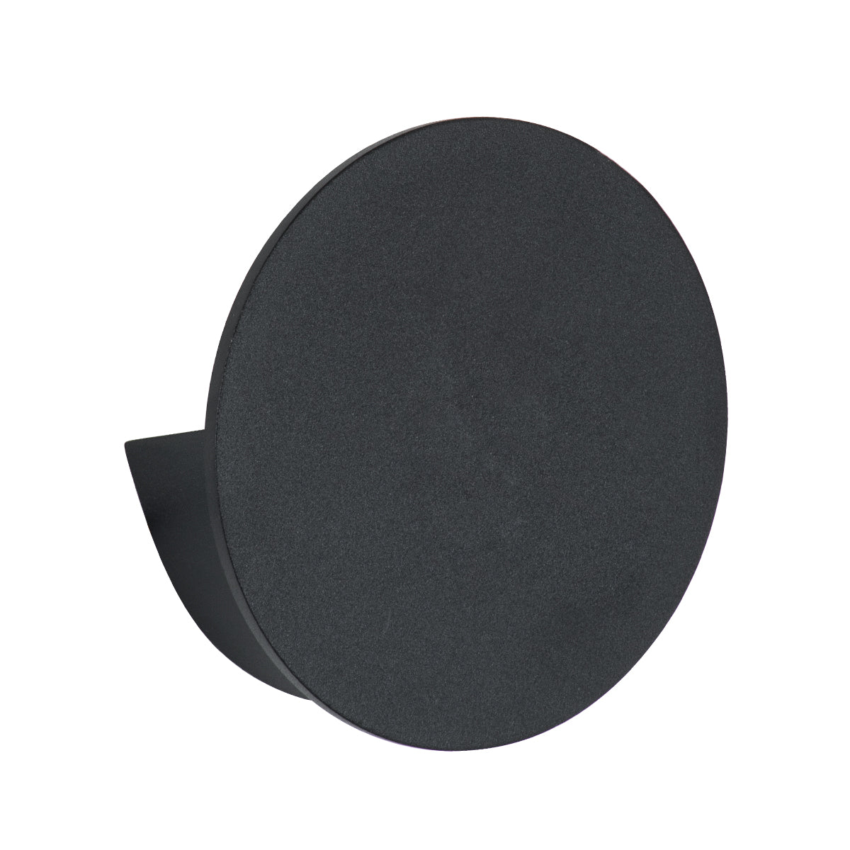 REDONDO 60574 Φωτιστικό Τοίχου - Απλίκα Αρχιτεκτονικού Φωτισμού Εσωτερικού/Εξωτερικού Χώρου Up or Down LED 10W 1000lm 60° AC220-240V Αδιάβροχο IP65 - Σώμα Αλουμινίου & Tempered Glass - Μ14 x Π14 x Υ4.5cm - Θερμό Λευκό 2700K - Μαύρο - Bridgelux Chip