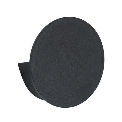 REDONDO 60574 Φωτιστικό Τοίχου - Απλίκα Αρχιτεκτονικού Φωτισμού Εσωτερικού/Εξωτερικού Χώρου Up or Down LED 10W 1000lm 60° AC220-240V Αδιάβροχο IP65 - Σώμα Αλουμινίου & Tempered Glass - Μ14 x Π14 x Υ4.5cm - Θερμό Λευκό 2700K - Μαύρο - Bridgelux Chip