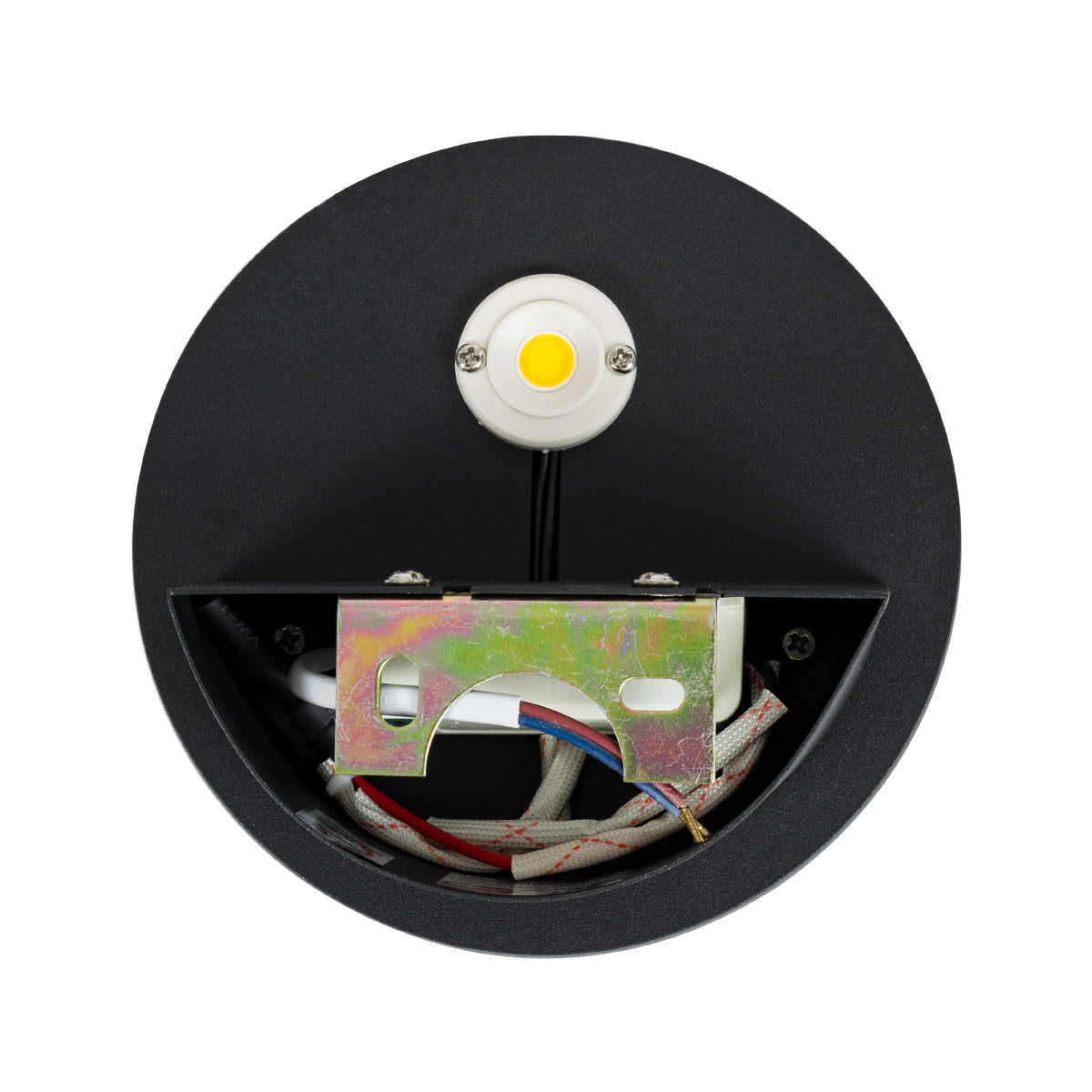 REDONDO 60574 Φωτιστικό Τοίχου - Απλίκα Αρχιτεκτονικού Φωτισμού Εσωτερικού/Εξωτερικού Χώρου Up or Down LED 10W 1000lm 60° AC220-240V Αδιάβροχο IP65 - Σώμα Αλουμινίου & Tempered Glass - Μ14 x Π14 x Υ4.5cm - Θερμό Λευκό 2700K - Μαύρο - Bridgelux Chip