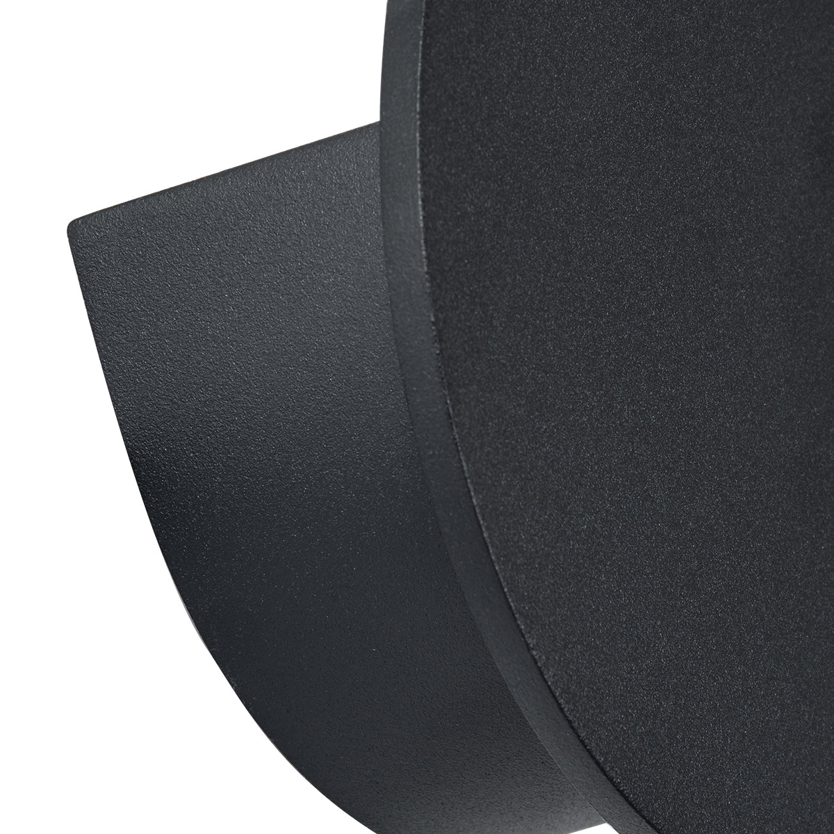 REDONDO 60574 Φωτιστικό Τοίχου - Απλίκα Αρχιτεκτονικού Φωτισμού Εσωτερικού/Εξωτερικού Χώρου Up or Down LED 10W 1000lm 60° AC220-240V Αδιάβροχο IP65 - Σώμα Αλουμινίου & Tempered Glass - Μ14 x Π14 x Υ4.5cm - Θερμό Λευκό 2700K - Μαύρο - Bridgelux Chip