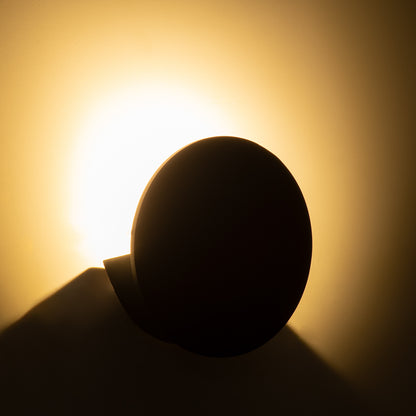 REDONDO 60574 Φωτιστικό Τοίχου - Απλίκα Αρχιτεκτονικού Φωτισμού Εσωτερικού/Εξωτερικού Χώρου Up or Down LED 10W 1000lm 60° AC220-240V Αδιάβροχο IP65 - Σώμα Αλουμινίου & Tempered Glass - Μ14 x Π14 x Υ4.5cm - Θερμό Λευκό 2700K - Μαύρο - Bridgelux Chip