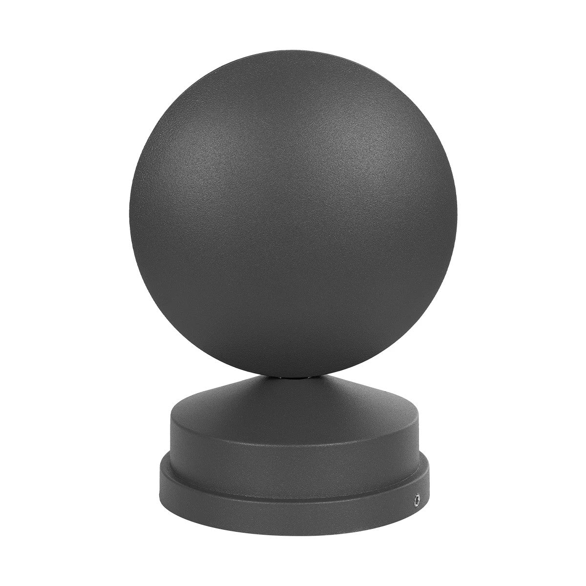 ZERODA 60599 Μοντέρνο Φωτιστικό Τοίχου - Απλίκα LED 9W 1080lm 3° x 360° AC 220-240V Αδιάβροχο IP65 Ψυχρό Λευκό 6000K - CREE XPE Chip & TÜV SÜD Driver - Γκρι Ανθρακί Ματ - Μ9.5 x Π11 x Υ16