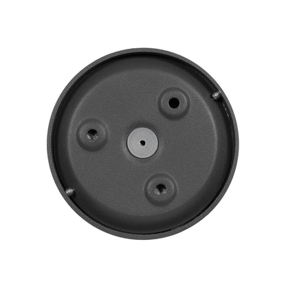 ZERODA 60599 Μοντέρνο Φωτιστικό Τοίχου - Απλίκα LED 9W 1080lm 3° x 360° AC 220-240V Αδιάβροχο IP65 Ψυχρό Λευκό 6000K - CREE XPE Chip & TÜV SÜD Driver - Γκρι Ανθρακί Ματ - Μ9.5 x Π11 x Υ16