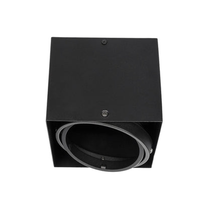 MAGMA 60626 Μοντέρνο Φωτιστικό Οροφής Σποτ Μονόφωτο 1 x GU10 IP20 Μαύρο Αλουμίνιο - Μ15 x Π15 x Υ13cm