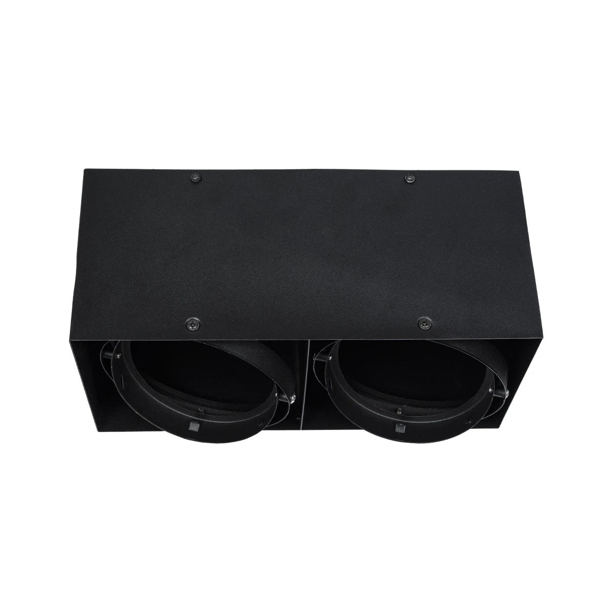 MAGMA 60627 Μοντέρνο Φωτιστικό Οροφής Σποτ Δίφωτο 2 x GU10 IP20 Μαύρο Αλουμίνιο - Μ30 x Π15 x Υ13cm