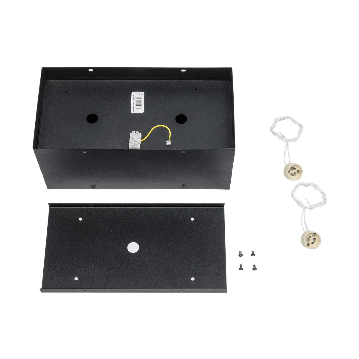 MAGMA 60627 Μοντέρνο Φωτιστικό Οροφής Σποτ Δίφωτο 2 x GU10 IP20 Μαύρο Αλουμίνιο - Μ30 x Π15 x Υ13cm