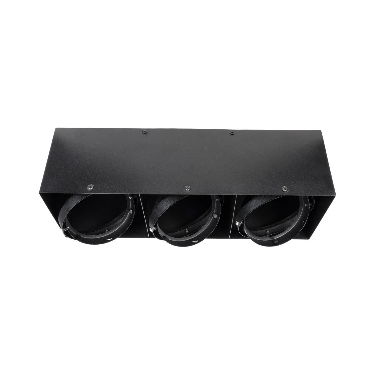 MAGMA 60628 Μοντέρνο Φωτιστικό Οροφής Σποτ Τρίφωτο 3 x GU10 IP20 Μαύρο Αλουμίνιο - Μ45 x Π15 x Υ13cm