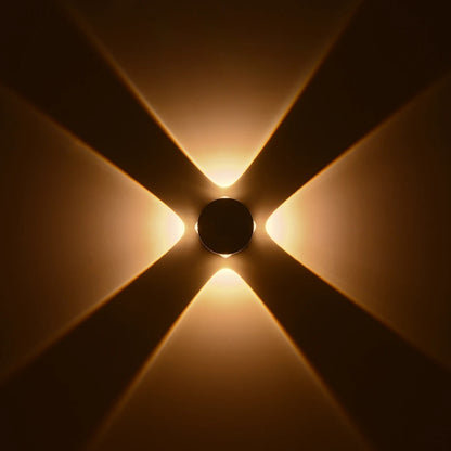 ARKOS KLV-101-0109 Φωτιστικό Τοίχου / Απλίκα LED 8W 840lm 15° AC 220-240V Αδιάβροχο IP65 Θερμό Λευκό 2700K - CREE SMD Chip & TÜV SÜD Driver - Λευκό Ματ - Μ13 x Π5.5 x Υ13