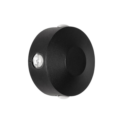 ARKOS KLV-101-0107 Φωτιστικό Τοίχου / Απλίκα LED 8W 840lm 15° AC 220-240V Αδιάβροχο IP65 Θερμό Λευκό 2700K - CREE SMD Chip & TÜV SÜD Driver - Μαύρο Ματ - Μ13 x Π5.5 x Υ13