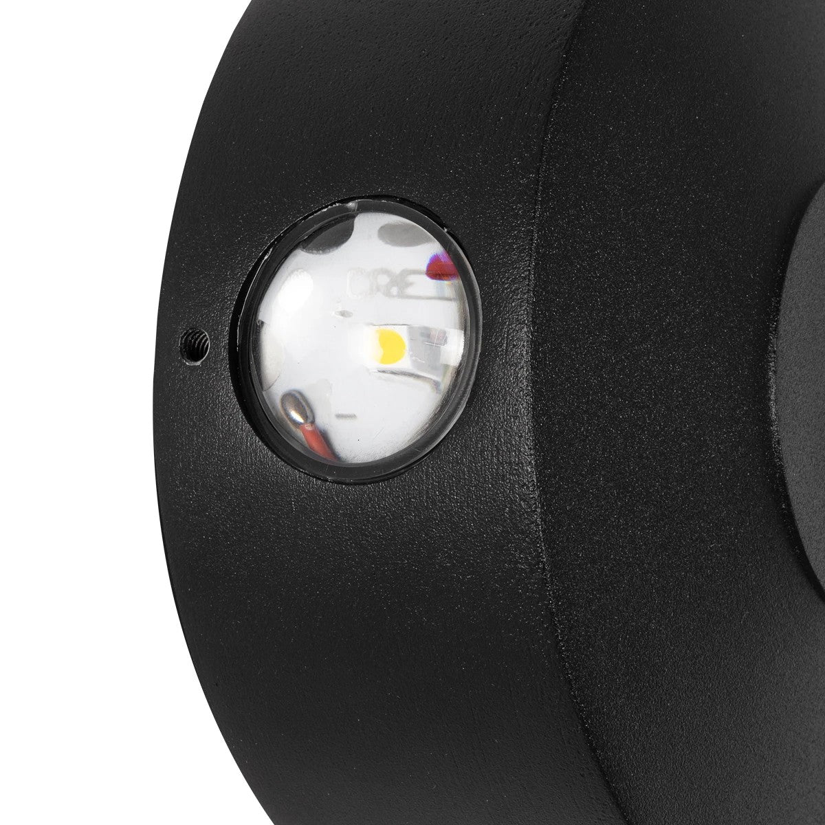 ARKOS KLV-101-0107 Φωτιστικό Τοίχου / Απλίκα LED 8W 840lm 15° AC 220-240V Αδιάβροχο IP65 Θερμό Λευκό 2700K - CREE SMD Chip & TÜV SÜD Driver - Μαύρο Ματ - Μ13 x Π5.5 x Υ13