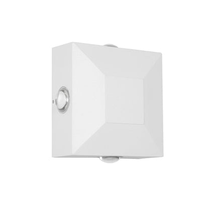 ARKOS KLV-101-0112 Φωτιστικό Τοίχου / Απλίκα LED 8W 840lm 15° AC 220-240V Αδιάβροχο IP65 Θερμό Λευκό 2700K - CREE SMD Chip & TÜV SÜD Driver - Λευκό Ματ - Μ14 x Π5.5 x Υ14