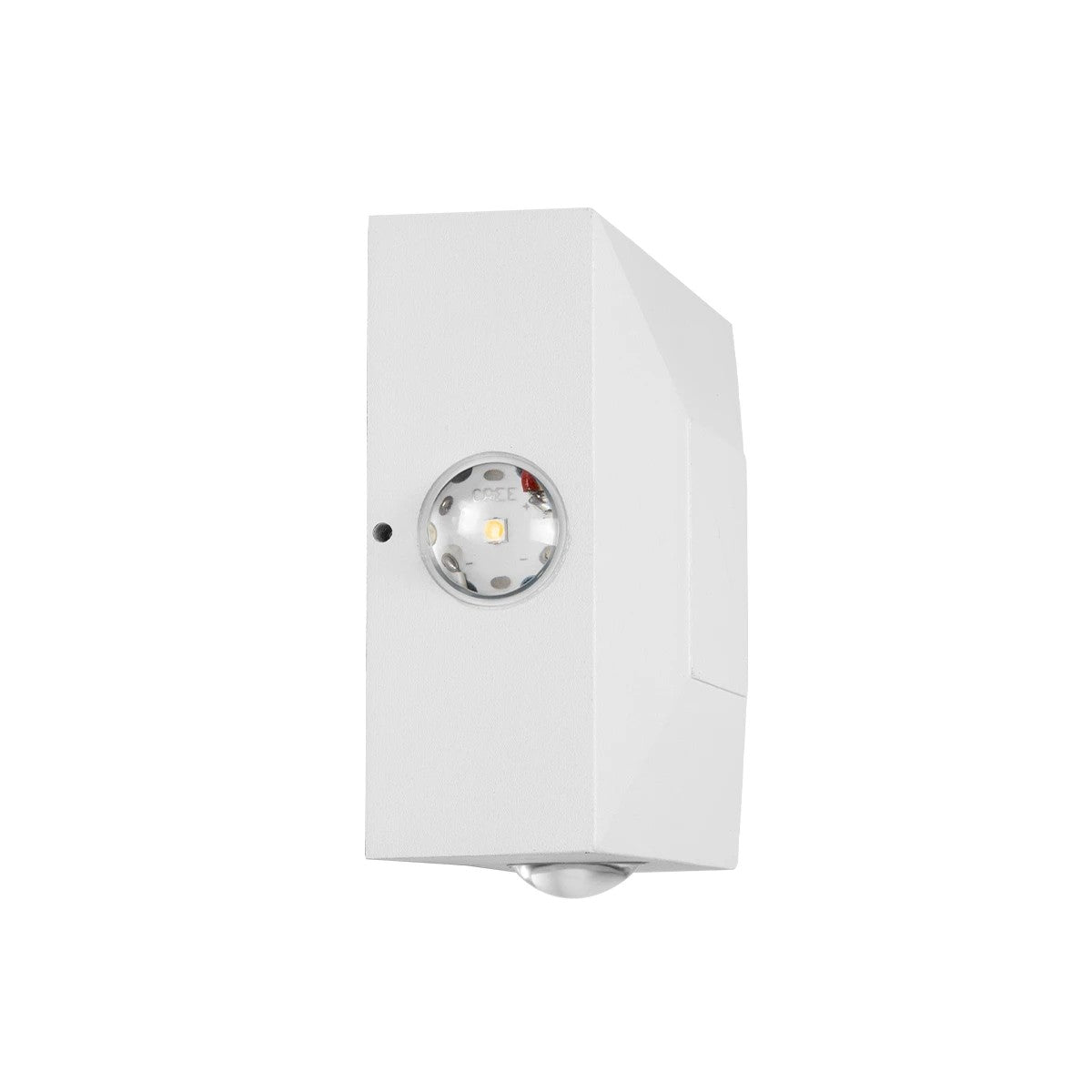 ARKOS KLV-101-0112 Φωτιστικό Τοίχου / Απλίκα LED 8W 840lm 15° AC 220-240V Αδιάβροχο IP65 Θερμό Λευκό 2700K - CREE SMD Chip & TÜV SÜD Driver - Λευκό Ματ - Μ14 x Π5.5 x Υ14