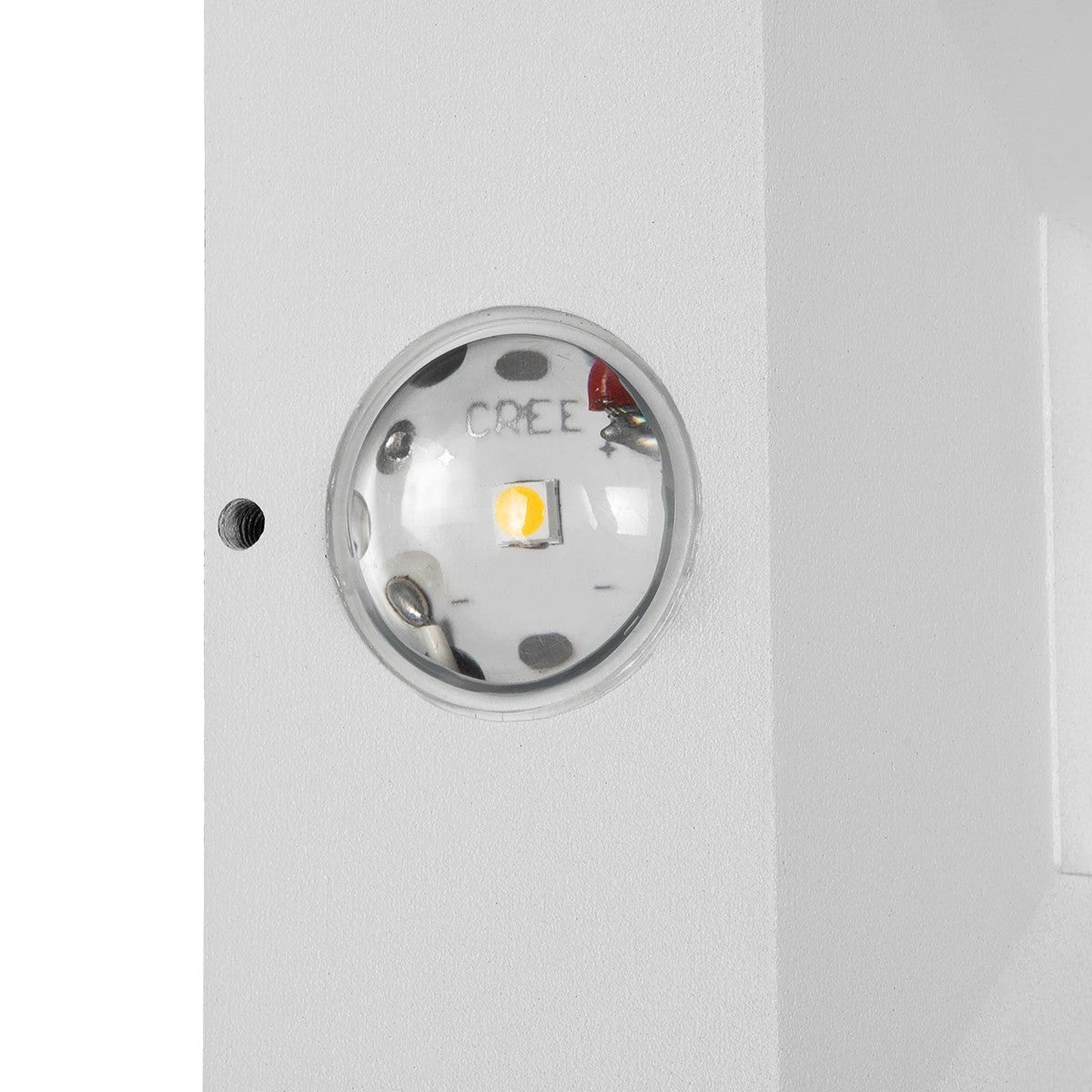 ARKOS KLV-101-0112 Φωτιστικό Τοίχου / Απλίκα LED 8W 840lm 15° AC 220-240V Αδιάβροχο IP65 Θερμό Λευκό 2700K - CREE SMD Chip & TÜV SÜD Driver - Λευκό Ματ - Μ14 x Π5.5 x Υ14