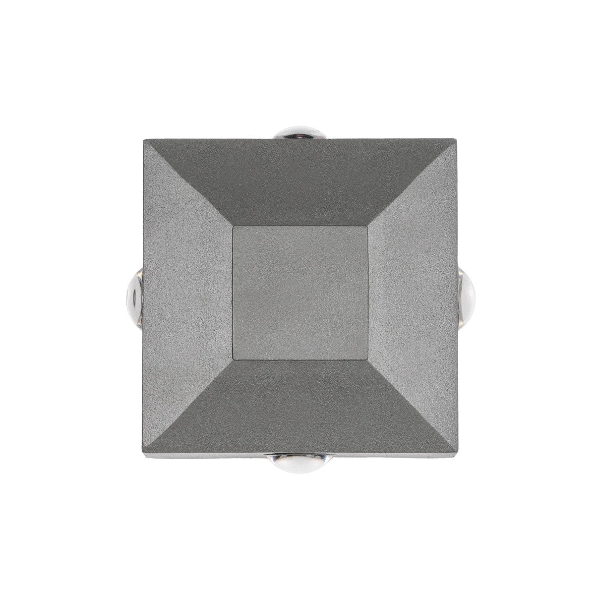 ARKOS KLV-101-0111 Φωτιστικό Τοίχου / Απλίκα LED 8W 840lm 15° AC 220-240V Αδιάβροχο IP65 Θερμό Λευκό 2700K - CREE SMD Chip & TÜV SÜD Driver - Γκρι Ανθρακί Ματ - Μ14 x Π5.5 x Υ14