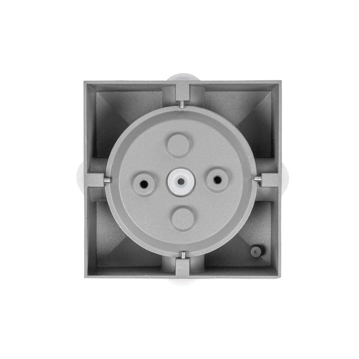 ARKOS KLV-101-0111 Φωτιστικό Τοίχου / Απλίκα LED 8W 840lm 15° AC 220-240V Αδιάβροχο IP65 Θερμό Λευκό 2700K - CREE SMD Chip & TÜV SÜD Driver - Γκρι Ανθρακί Ματ - Μ14 x Π5.5 x Υ14