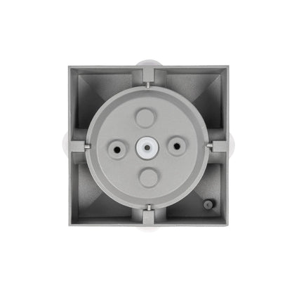 ARKOS KLV-101-0111 Φωτιστικό Τοίχου / Απλίκα LED 8W 840lm 15° AC 220-240V Αδιάβροχο IP65 Θερμό Λευκό 2700K - CREE SMD Chip & TÜV SÜD Driver - Γκρι Ανθρακί Ματ - Μ14 x Π5.5 x Υ14