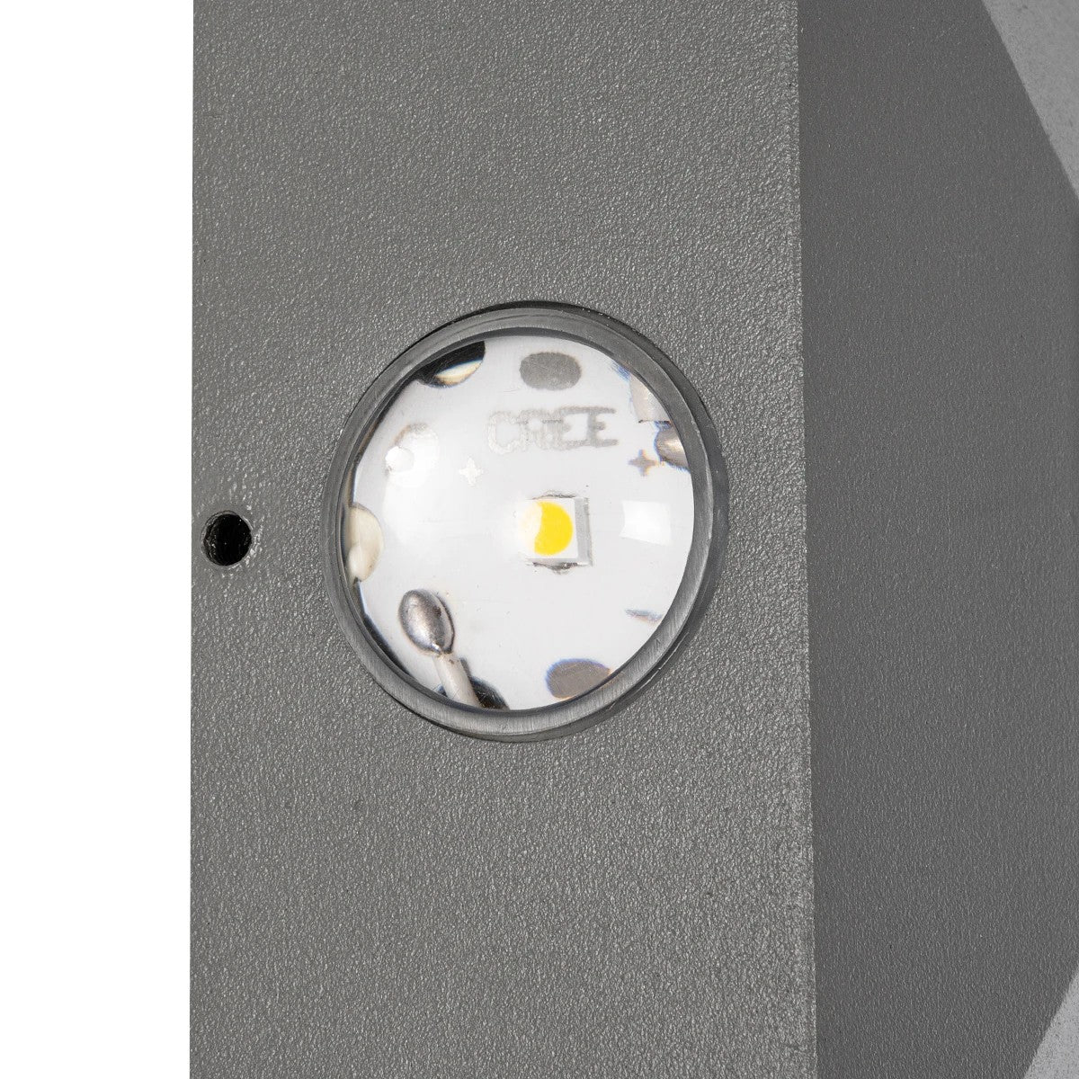 ARKOS KLV-101-0111 Φωτιστικό Τοίχου / Απλίκα LED 8W 840lm 15° AC 220-240V Αδιάβροχο IP65 Θερμό Λευκό 2700K - CREE SMD Chip & TÜV SÜD Driver - Γκρι Ανθρακί Ματ - Μ14 x Π5.5 x Υ14