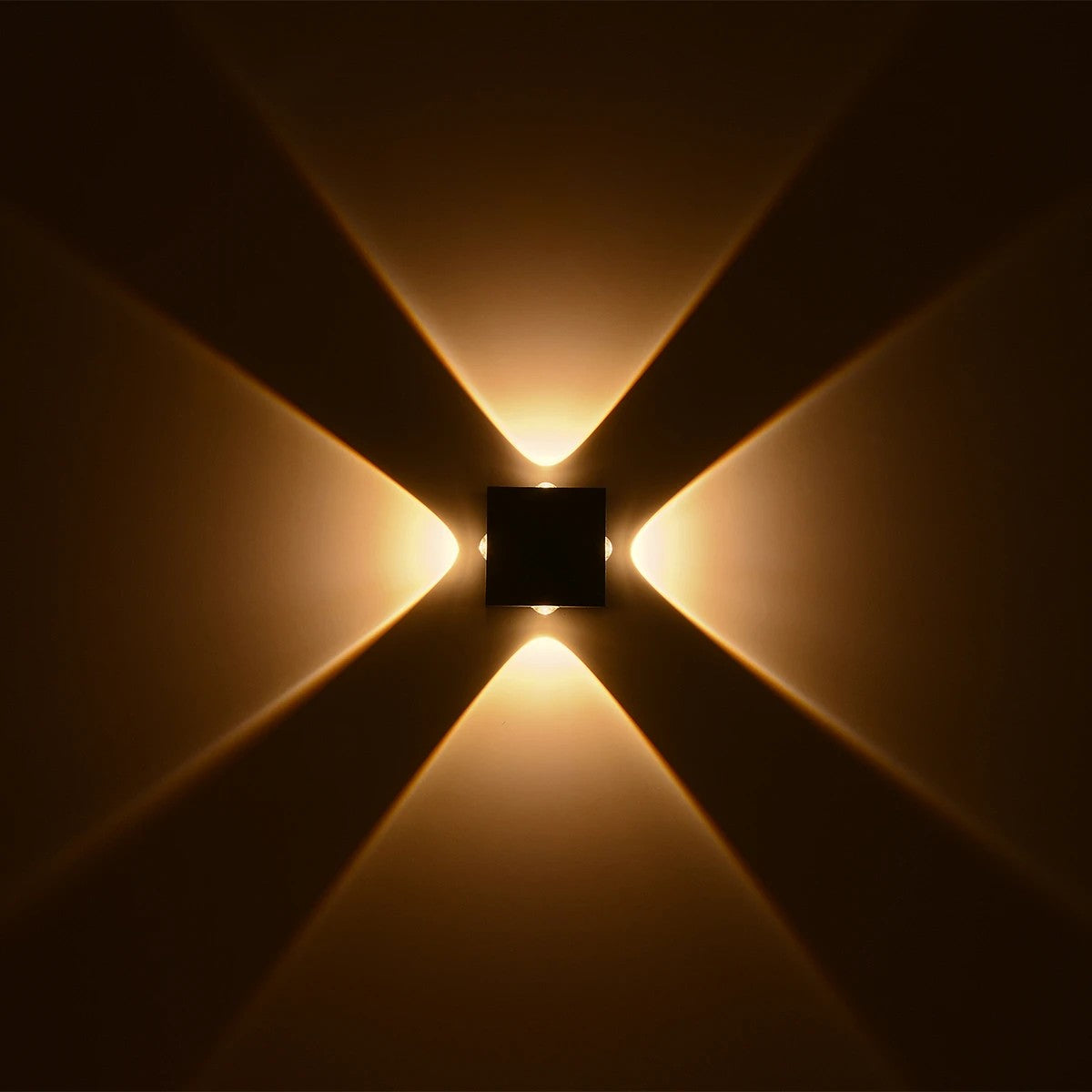 ARKOS KLV-101-0110 Φωτιστικό Τοίχου / Απλίκα LED 8W 840lm 15° AC 220-240V Αδιάβροχο IP65 Θερμό Λευκό 2700K - CREE SMD Chip & TÜV SÜD Driver - Μαύρο Ματ - Μ14 x Π5.5 x Υ14