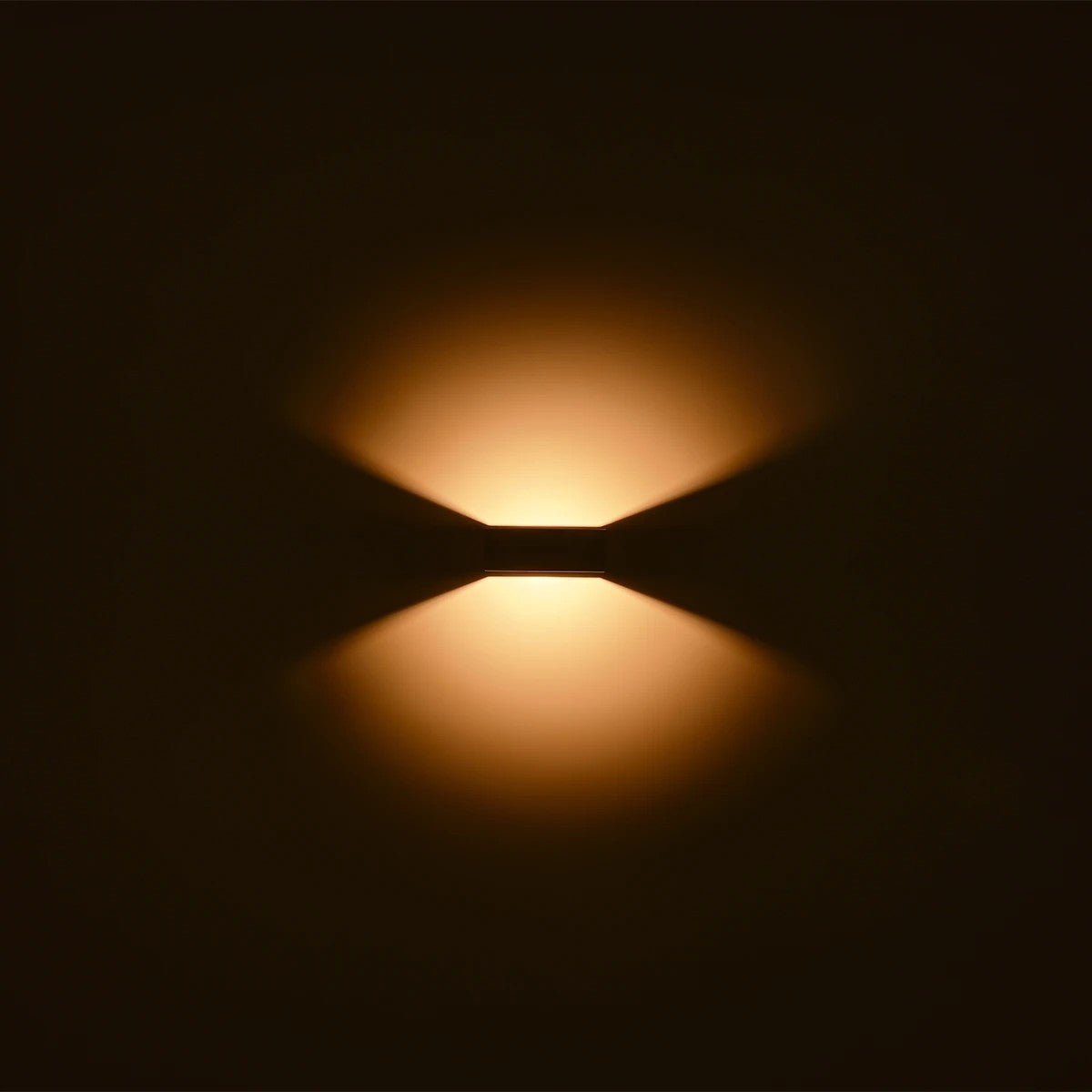 AURA KLV-101-0117 Φωτιστικό Τοίχου / Απλίκα LED 7W 875lm 45° AC 220-240V Αδιάβροχο IP65 Θερμό Λευκό 2700K - Bridgelux COB Chip & TÜV SÜD Driver - Γκρι Ανθρακί Ματ - Μ13 x Π15 x Υ4.5