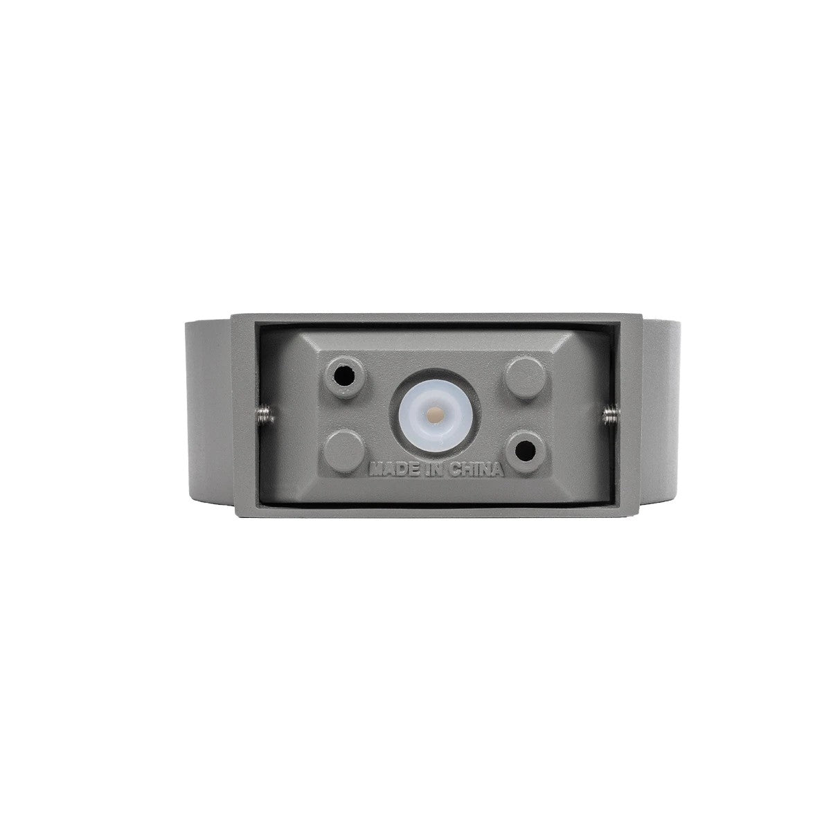 AURA KLV-101-0114 Φωτιστικό Τοίχου / Απλίκα LED 7W 875lm 45° AC 220-240V Αδιάβροχο IP65 Θερμό Λευκό 2700K - Bridgelux COB Chip & TÜV SÜD Driver - Γκρι Ανθρακί Ματ - Μ15 x Π13 x Υ4.5