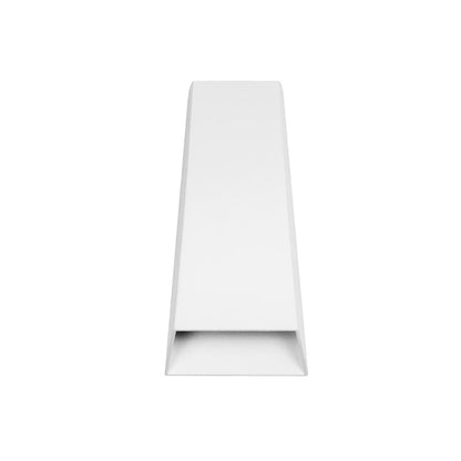 FLUX KLV-101-0121 Φωτιστικό Τοίχου / Απλίκα LED 6W 750lm 30° AC 220-240V Αδιάβροχο IP65 Θερμό Λευκό 2700K - Bridgelux COB Chip & TÜV SÜD Driver - Λευκό Ματ - Μ5 x Π8.5 x Υ17