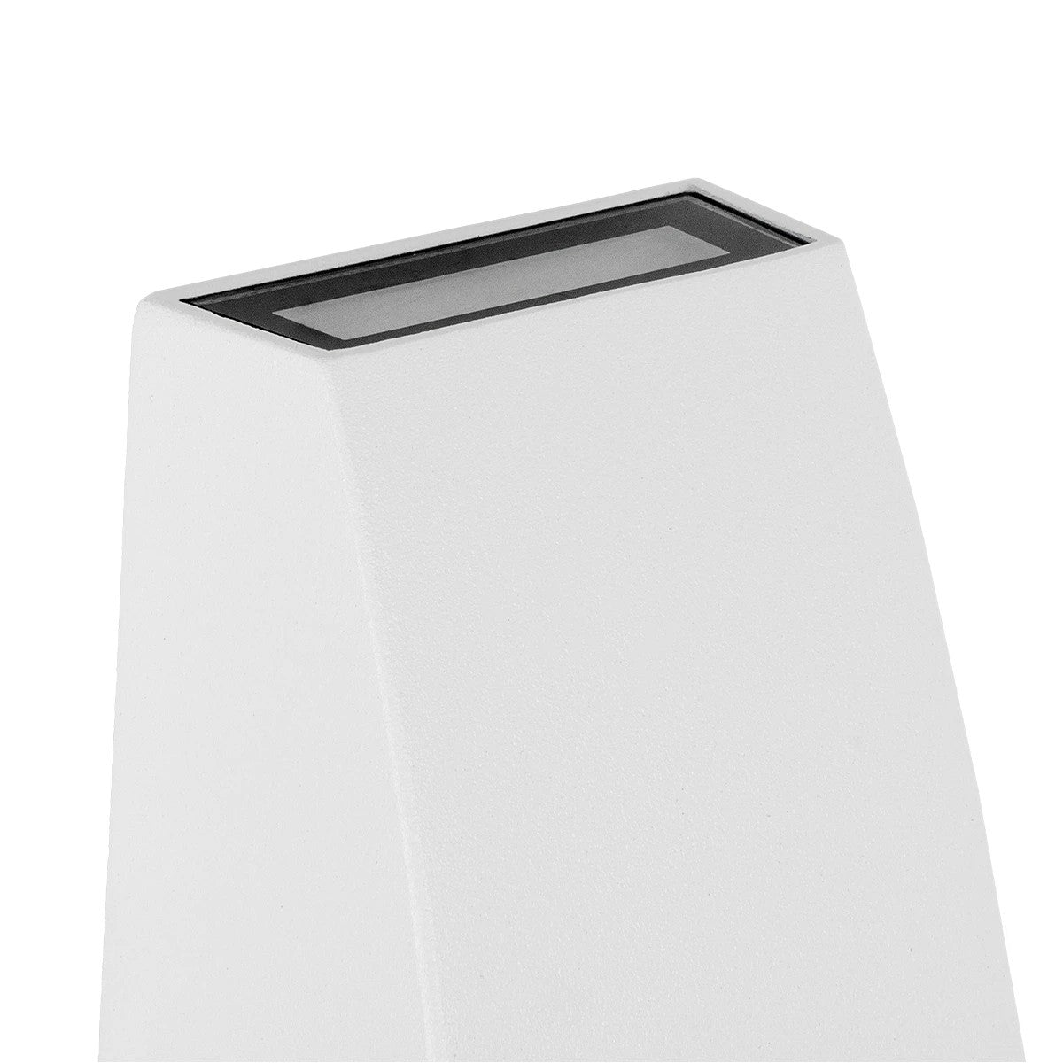 FLUX KLV-101-0121 Φωτιστικό Τοίχου / Απλίκα LED 6W 750lm 30° AC 220-240V Αδιάβροχο IP65 Θερμό Λευκό 2700K - Bridgelux COB Chip & TÜV SÜD Driver - Λευκό Ματ - Μ5 x Π8.5 x Υ17