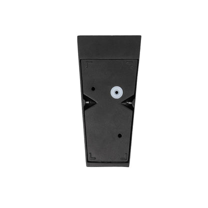 FLUX KLV-101-0119 Φωτιστικό Τοίχου / Απλίκα LED 6W 750lm 30° AC 220-240V Αδιάβροχο IP65 Θερμό Λευκό 2700K - Bridgelux COB Chip & TÜV SÜD Driver - Μαύρο Ματ - Μ5 x Π8.5 x Υ17