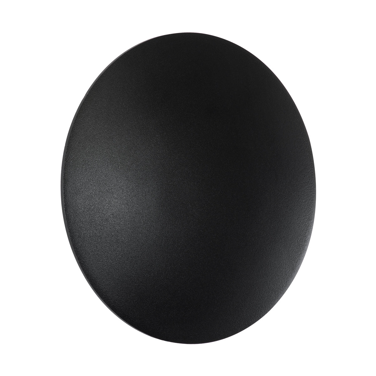 HELIO-R 60659 Φωτιστικό Τοίχου - Απλίκα Αρχιτεκτονικού Φωτισμού Εσωτερικού/Εξωτερικού Χώρου LED 7W 805lm 120° x 360° AC 220-240V Αδιάβροχο IP65 Φ16 x Π5cm - Θερμό Λευκό 2700K - Μαύρο - Στρόγγυλο - Bridgelux Chip