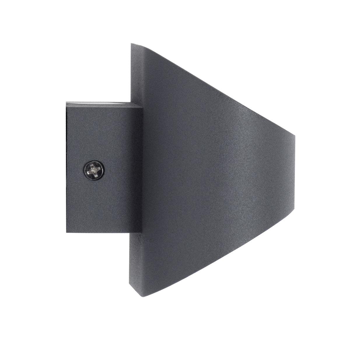 EDEN 60668 Φωτιστικό Τοίχου - Απλίκα Αρχιτεκτονικού Φωτισμού Εσωτερικού Χώρου Up & Down LED 10W 950lm 60° AC 220-240V IP20 Μ16 x Π10.5 x Υ9cm - Θερμό Λευκό 2700K - Γκρι Ανθρακί - Bridgelux Chip