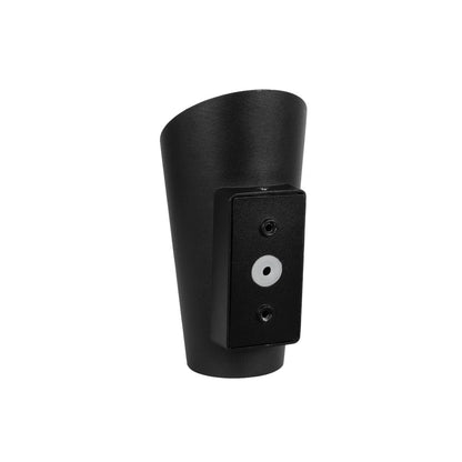 GANETTI 60671 Μοντέρνο Φωτιστικό Τοίχου - Απλίκα LED 10W 1250lm 60° AC 220-240V Αδιάβροχο IP65 Θερμό Λευκό 2700K - Bridgelux COB Chip & TÜV SÜD Driver - Μαύρο Ματ - Μ9.5 x Π11 x Υ19