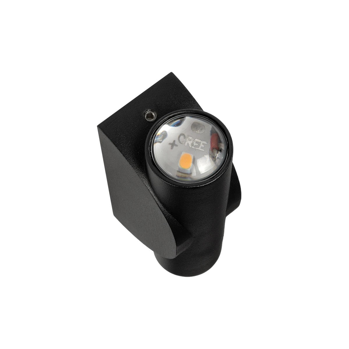 ARC 60679 Μοντέρνο Φωτιστικό Τοίχου - Απλίκα LED 4W 500lm 30° AC 220-240V Αδιάβροχο IP65 Θερμό Λευκό 2700K - CREE XPE Chip & TÜV SÜD Driver - Μαύρο Ματ - Μ3.5 x Π4.8 x Υ11.5