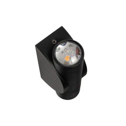 ARC 60679 Μοντέρνο Φωτιστικό Τοίχου - Απλίκα LED 4W 500lm 30° AC 220-240V Αδιάβροχο IP65 Θερμό Λευκό 2700K - CREE XPE Chip & TÜV SÜD Driver - Μαύρο Ματ - Μ3.5 x Π4.8 x Υ11.5