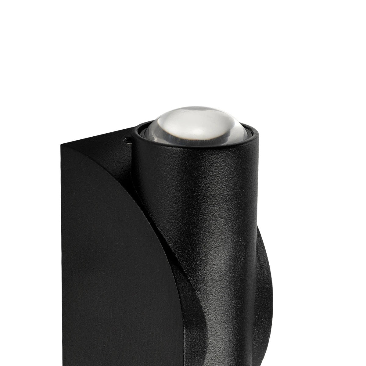 ARC 60679 Μοντέρνο Φωτιστικό Τοίχου - Απλίκα LED 4W 500lm 30° AC 220-240V Αδιάβροχο IP65 Θερμό Λευκό 2700K - CREE XPE Chip & TÜV SÜD Driver - Μαύρο Ματ - Μ3.5 x Π4.8 x Υ11.5