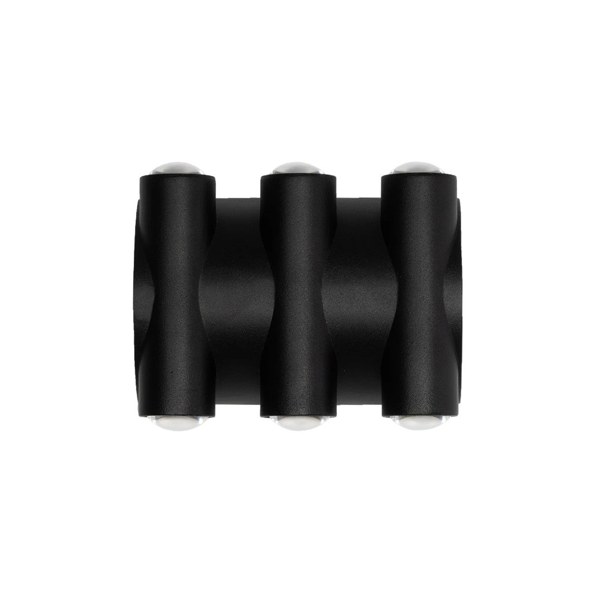 ARC 60680 Μοντέρνο Φωτιστικό Τοίχου - Απλίκα LED 12W 1500lm 30° AC 220-240V Αδιάβροχο IP65 Θερμό Λευκό 2700K - CREE XPE Chip & TÜV SÜD Driver - Μαύρο Ματ - Μ14 x Π4.8 x Υ11.5